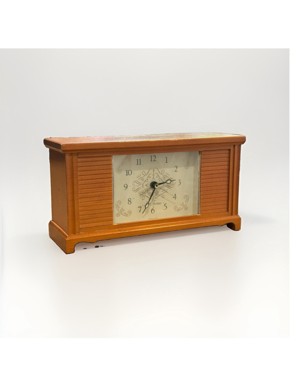 Seth Thomas Ethan Allen Model E203-000 Furniture console Clock made in USA